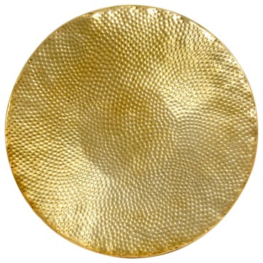 vidaXL Τραπεζάκι Σαλονιού Hammered Μπρούτζινο 70x30cm από Αλουμίνιο 1 τεμ.