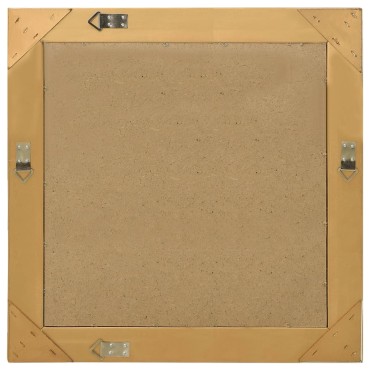 vidaXL Καθρέφτης Τοίχου με Μπαρόκ Στιλ Χρυσός 60 x 60 εκ.