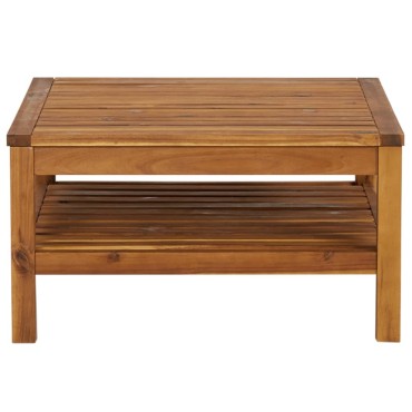 vidaXL Τραπεζάκι Σαλονιού 65x65x35cm από Μασίφ Ξύλο Ακακίας