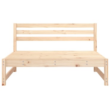 vidaXL Καναπές Κήπου Μεσαίος 120x80cm από Μασίφ Ξύλο Πεύκου 1 τεμ. Γωνιακός