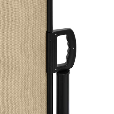 vidaXL Σκίαστρο Πλαϊνό Συρόμενο Μπεζ 160 x 500 εκ.