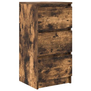 vidaXL Ντουλάπι Καπνιστή δρυς 37,5x35x76cm Κατασκευασμένο ξύλο 1 τεμ.