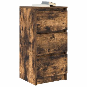 vidaXL Ντουλάπι Καπνιστή δρυς 37,5x35x76cm Κατασκευασμένο ξύλο 1 τεμ.
