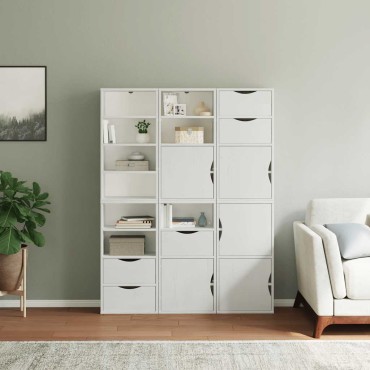 vidaXL Πλαϊνά ντουλάπια 6 τεμ. ODDA 40x24x79cm από Μασίφ Ξύλο Πεύκου