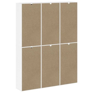 vidaXL Πλαϊνά ντουλάπια 6 τεμ. ODDA 40x24x79cm από Μασίφ Ξύλο Πεύκου