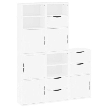 vidaXL Πλαϊνά ντουλάπια 5 τεμ. ODDA 40x24x79cm από Μασίφ Ξύλο Πεύκου