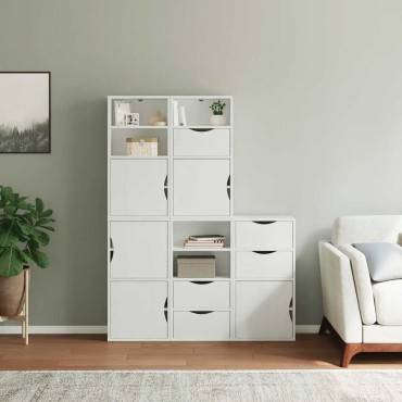 vidaXL Πλαϊνά ντουλάπια 5 τεμ. ODDA 40x24x79cm από Μασίφ Ξύλο Πεύκου