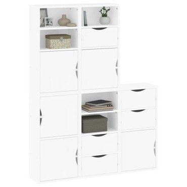 vidaXL Πλαϊνά ντουλάπια 5 τεμ. ODDA 40x24x79cm από Μασίφ Ξύλο Πεύκου