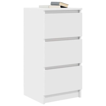 vidaXL Ντουλάπι Λευκό 85x34x76cm από Επεξεργασμένο Ξύλο 1 τεμ.
