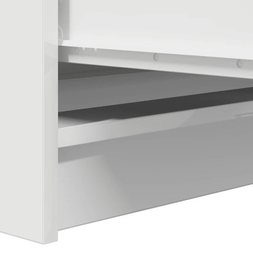 vidaXL Ντουλάπι Λευκό 85x34x76cm από Επεξεργασμένο Ξύλο 1 τεμ.