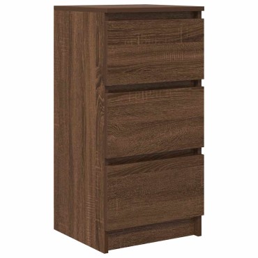 vidaXL Ντουλάπι καφέ δρυς 37,5x35x76cm Κατασκευασμένο ξύλο 1 τεμ.