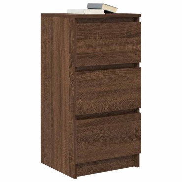 vidaXL Ντουλάπι καφέ δρυς 37,5x35x76cm Κατασκευασμένο ξύλο 1 τεμ.