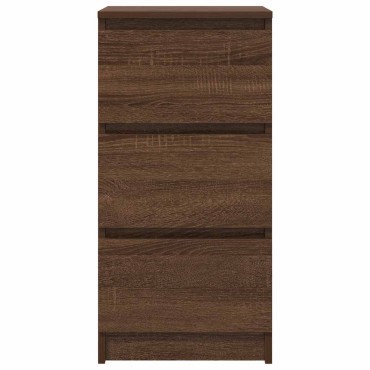 vidaXL Ντουλάπι καφέ δρυς 37,5x35x76cm Κατασκευασμένο ξύλο 1 τεμ.