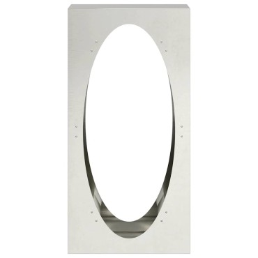 vidaXL Ραφιέρα Καυσόξυλων 50x23x100 εκ. από Ανοξείδωτο ατσάλι