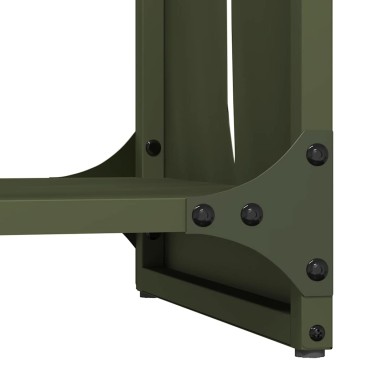 vidaXL Ράφι Καυσόξυλων 40x30x80 εκ. Χάλυβας ψυχρής έλασης