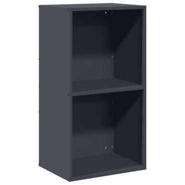 vidaXL Ράφι Καυσόξυλων Ανθρακί 40x30x75 εκ. Χάλυβας ψυχρής έλασης