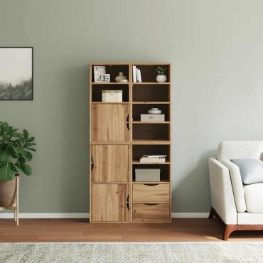 vidaXL Πλαϊνά ντουλάπια 4 τεμ. ODDA 40x24x79cm από Μασίφ Ξύλο Πεύκου
