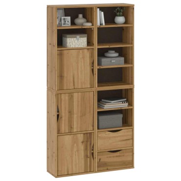 vidaXL Πλαϊνά ντουλάπια 4 τεμ. ODDA 40x24x79cm από Μασίφ Ξύλο Πεύκου