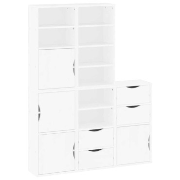 vidaXL Πλαϊνά ντουλάπια 5 τεμ. ODDA 40x24x79cm από Μασίφ Ξύλο Πεύκου