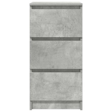 vidaXL Ντουλάπι Γκρι Σκυροδέματος 37,5x35x76cm Επεξεργασμένο Ξύλο 1 τεμ.