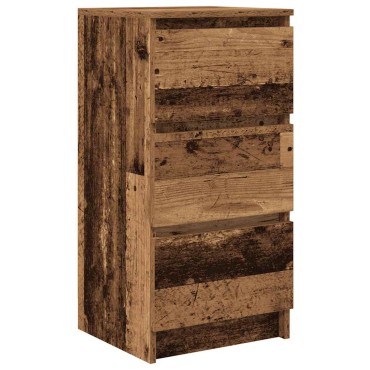 vidaXL Ντουλάπι Όψη Παλαιού Ξύλου 37,5x35x76cm από Επεξεργασμένο Ξύλο 1 τεμ.