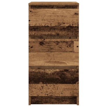 vidaXL Ντουλάπι Όψη Παλαιού Ξύλου 37,5x35x76cm από Επεξεργασμένο Ξύλο 1 τεμ.