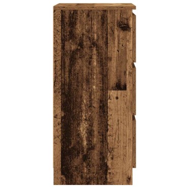 vidaXL Ντουλάπι Όψη Παλαιού Ξύλου 37,5x35x76cm από Επεξεργασμένο Ξύλο 1 τεμ.