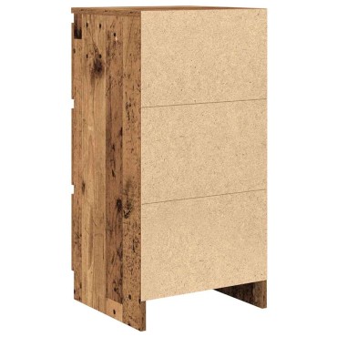 vidaXL Ντουλάπι Όψη Παλαιού Ξύλου 37,5x35x76cm από Επεξεργασμένο Ξύλο 1 τεμ.