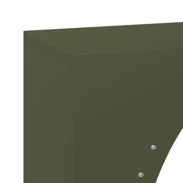 vidaXL Ράφι Καυσόξυλων 50x23x100 εκ. Χάλυβας ψυχρής έλασης