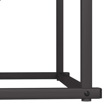 vidaXL Ράφι Καυσόξυλων Μαύρο 70x43x34,5 εκ. Χάλυβας ψυχρής έλασης