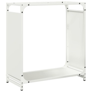vidaXL Ράφι Καυσόξυλων Μαύρο 60x28x65 εκ. Χάλυβας ψυχρής έλασης