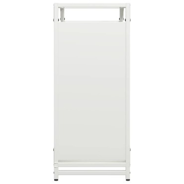vidaXL Ράφι Καυσόξυλων Μαύρο 60x28x65 εκ. Χάλυβας ψυχρής έλασης