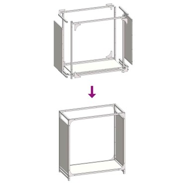vidaXL Ράφι Καυσόξυλων Μαύρο 60x28x65 εκ. Χάλυβας ψυχρής έλασης
