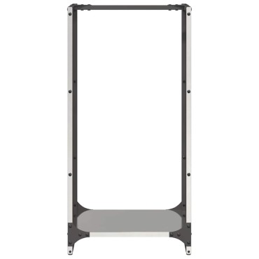 vidaXL Ραφιέρα Καυσόξυλων 40x30x80 εκ. από Ανοξείδωτο ατσάλι