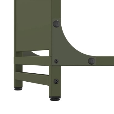 vidaXL Ράφι Καυσόξυλων 60x28x65 εκ. Χάλυβας ψυχρής έλασης
