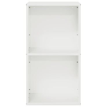 vidaXL Ράφι Καυσόξυλων Λευκό 40x30x75 εκ. Χάλυβας ψυχρής έλασης