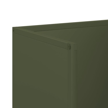 vidaXL Ράφι Καυσόξυλων 40x30x80 εκ. Χάλυβας ψυχρής έλασης