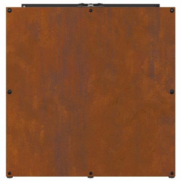 Ράφι για καυσόξυλα vidaXL 40x40x40 cm Ατσάλι σκληρυθέν στον αέρα
