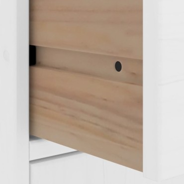 vidaXL Πλαϊνά ντουλάπια 4 τεμ. ODDA 40x24x79cm από Μασίφ Ξύλο Πεύκου