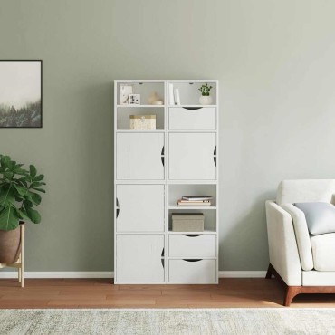 vidaXL Πλαϊνά ντουλάπια 4 τεμ. ODDA 40x24x79cm από Μασίφ Ξύλο Πεύκου