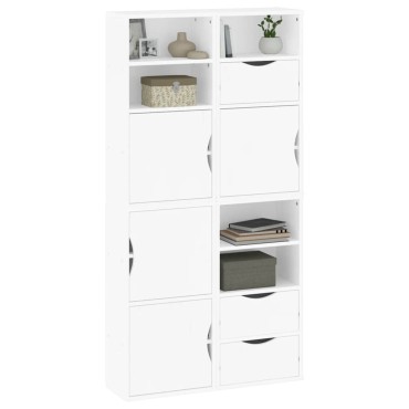 vidaXL Πλαϊνά ντουλάπια 4 τεμ. ODDA 40x24x79cm από Μασίφ Ξύλο Πεύκου