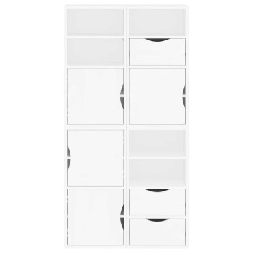 vidaXL Πλαϊνά ντουλάπια 4 τεμ. ODDA 40x24x79cm από Μασίφ Ξύλο Πεύκου