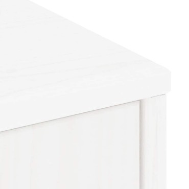 vidaXL Πλαϊνά ντουλάπια 4 τεμ. ODDA 40x24x79cm από Μασίφ Ξύλο Πεύκου