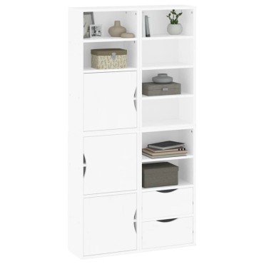 vidaXL Πλαϊνά ντουλάπια 4 τεμ. ODDA 40x24x79cm από Μασίφ Ξύλο Πεύκου
