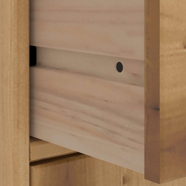 vidaXL Πλαϊνά ντουλάπια 5 τεμ. ODDA 40x24x79cm από Μασίφ Ξύλο Πεύκου