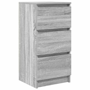 vidaXL Ντουλάπι Γκρι Sonoma 37,5x35x76cm Ξύλινο μηχανουργικό ξύλο 1 τεμ.
