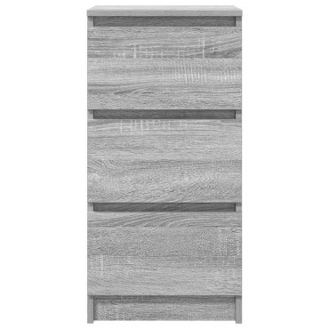vidaXL Ντουλάπι Γκρι Sonoma 37,5x35x76cm Ξύλινο μηχανουργικό ξύλο 1 τεμ.