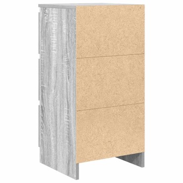 vidaXL Ντουλάπι Γκρι Sonoma 37,5x35x76cm Ξύλινο μηχανουργικό ξύλο 1 τεμ.