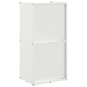 vidaXL Ράφι Καυσόξυλων Λευκό 40x30x80 εκ. Χάλυβας ψυχρής έλασης