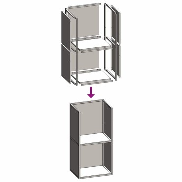 vidaXL Ράφι Καυσόξυλων Λευκό 40x30x80 εκ. Χάλυβας ψυχρής έλασης